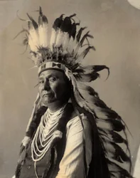 Opperhoofd Joseph Washington, Nez Percé, District of Columbia, april 1900
