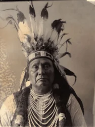 Opperhoofd Joseph Washington, Nez Percé, District of Columbia, april 1900