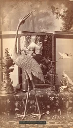 Tentoonstelling van Japanse bronzen en vogels, Centennial International Exhibition, Philadelphia