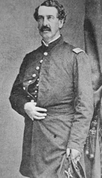 Generaal Abner Doubleday (zw/w foto)