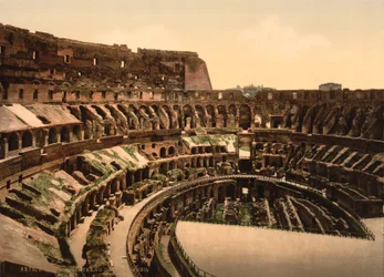 Interieur van het Colosseum, Rome, c.1890-1900