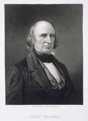 John McLean (1785-1861) gegraveerd door Henry Bryan Hall (1808-84) naar een foto