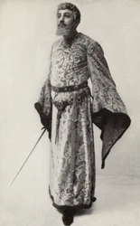 Leon Rothier, als Barbe-Bleue, in "Ariane Et Barbe-Bleue" (z/w foto)