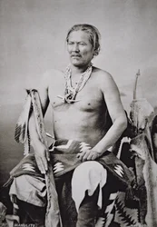 Manuelito (1818-93) hoofdleider van de Navajo Nation 1870-84