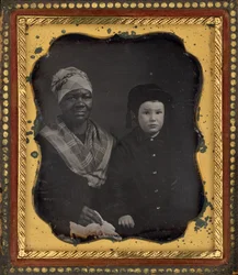 Millie Craig en Frederick H. Healey, ca. 1851 (foto)