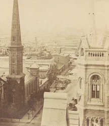North Broad Street vanaf het Stadhuis uit de 