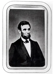 Portret van Abraham Lincoln