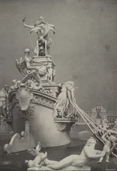 Achteraanzicht van de staatsboot