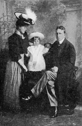 William Randolph Hearst en Zijn Familie, gepubliceerd in The Graphic, 27 oktober 1906