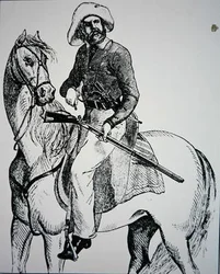 Een Texas Ranger, ca. 1845