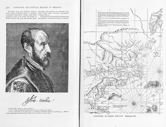 Abraham Ortel Oretelius en zijn wereldkaart van 1569, illustratie uit 