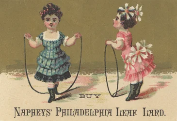 Advertentie voor Napheys Philadelphia Leaf Lard, c.1880