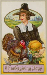Amerikaanse Thanksgiving Day-kaart