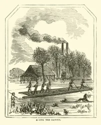 Onder de Bayous, maart 1863