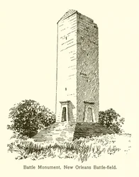 Battle Monument, New Orleans Slagveld