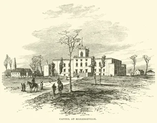 Capitool in Milledgeville, november 1864