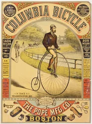 Columbia Bicycle-advertentie, ca. 1890s