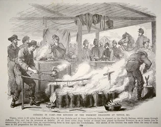 Koken in het kamp - De keuken van de Fremont Dragoons in Tipton, Missouri
