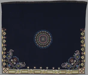 Dansdeken, Anishinabe, Dakota, ca. 1840-50 (wol, zijde & kralen)