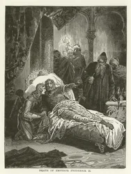 De dood van keizer Frederik II