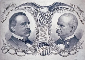 Democratische presidentiële campagneposter