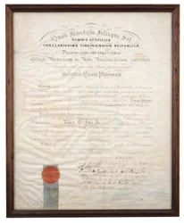 Diploma van Robert S. Ellis Jr.