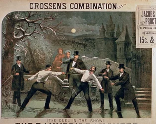 Duel in de sneeuw, poster voor The Banker