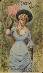 Elegante Dame met Waaier