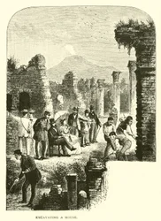 Opgraving van een huis