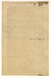 Eerste pagina van De moorden in de Rue Morgue van Edgar Allan Poe, 1841