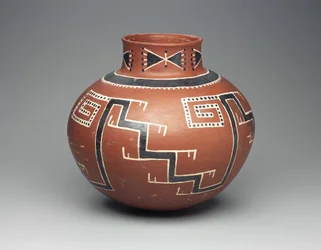 Foumile polychrome pot, Anasazi, 1300-1500