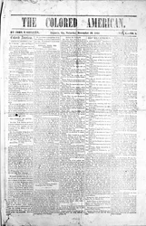 Voorpagina van The Colored American, 30 december 1865