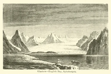 Gletsjers, English Bay, Spitsbergen
