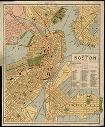 Gidskaart van Boston