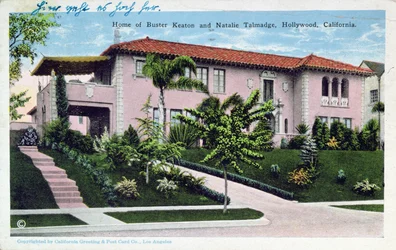 Huis van Buster Keaton en Natalie Talmadge in Hollywood, 1930