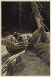 Illustratie voor Days Off and Other Digressions (kleurenlitho)