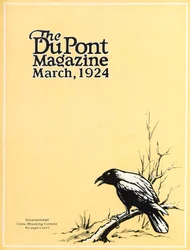 Internationale kraaienschietwedstrijd, voorblad van DuPont Magazine, maart 1924