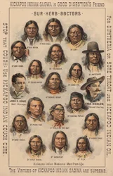 Kickapoo Indiaanse medicijnmannen