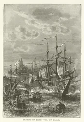 Landing van Hendrik VIII in Calais