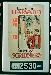 Leven aan Harvard, poster ter promotie van de mei-editie van Scribners Magazine