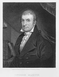 Luther Martin, gegraveerd door William A. Wilmer (ca.1820-55)