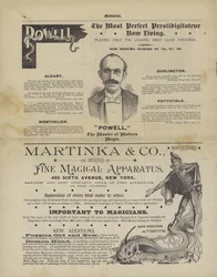 Magie advertenties (litho)
