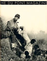 Man met jachthonden, voorpagina van het DuPont Magazine, november 1934