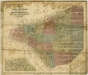 Kaart van de stad New York: speciaal voorbereid voor Smith Brother
