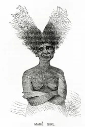 Mare Girl, illustratie uit Appletons Journal, 4 mei 1872