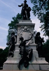 Herdenkingsbeeld voor generaal Gilbert de Lafayette, 1891