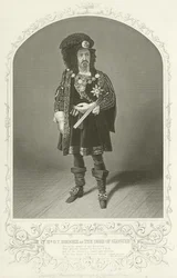 Meneer G V Brooke als de Hertog van Gloster, Richard de Derde, Act I, scène I