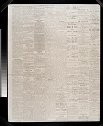 Pagina uit de Chicago Tribune, 11 oktober 1871
