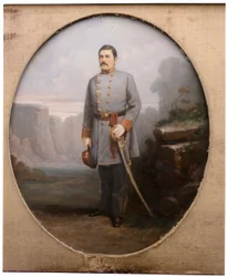Portret van majoor William Preston (olieverf op doek)