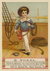 Matrozenjongen op Dek